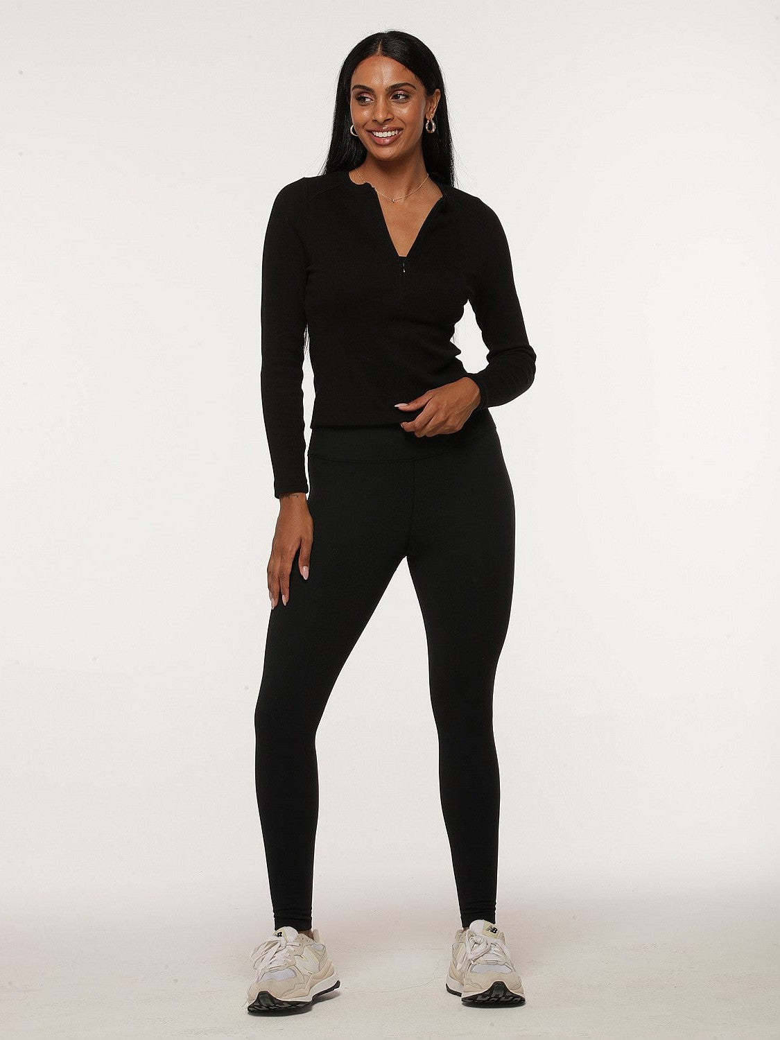 All Day Lotus Thermal No Chafe Full Length Leggings