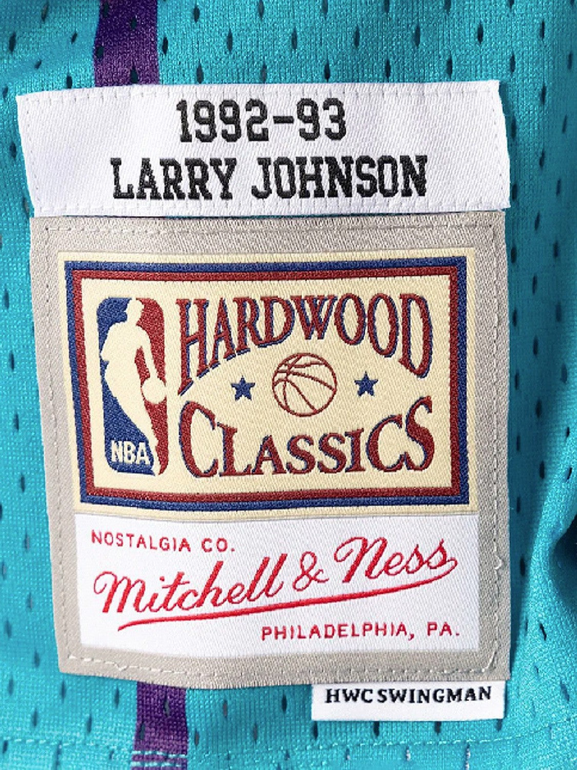 Charlotte Hornets Larry Johnson 92-93 Swingman Jersey