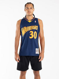 Golden State Warriors 09-10 Stephen Curry Swingman Jersey