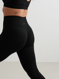 Black Shape Seamless Tights