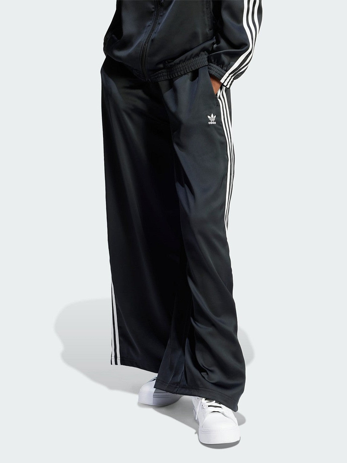 ミュージシャン buddix Side Line Logo Track Pants XL Satin Wide Leg Track Pants | Pants & Sweats | Stirling Sports