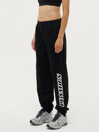 Tiebreak Trackpant in Black