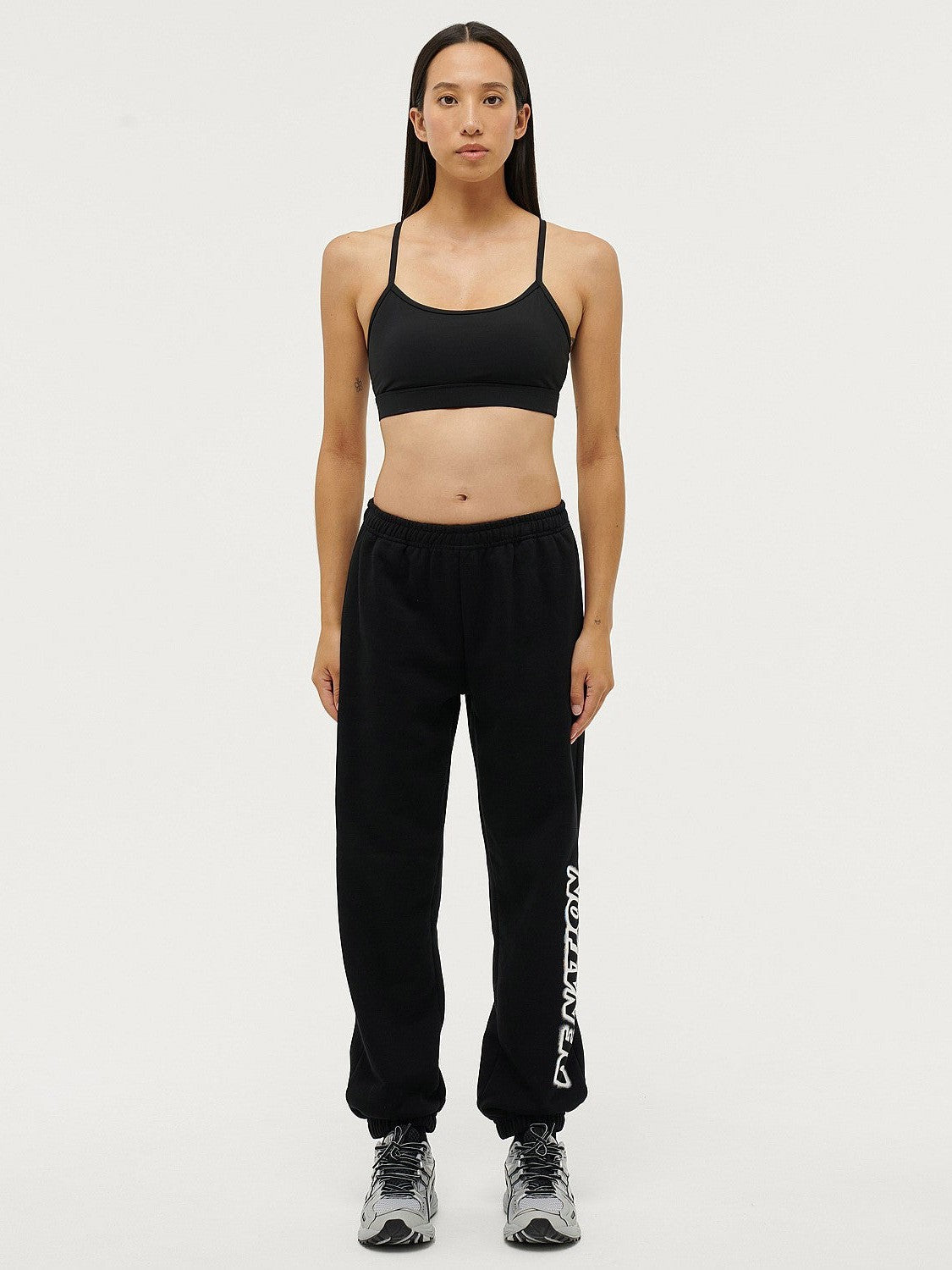 Tiebreak Trackpant in Black