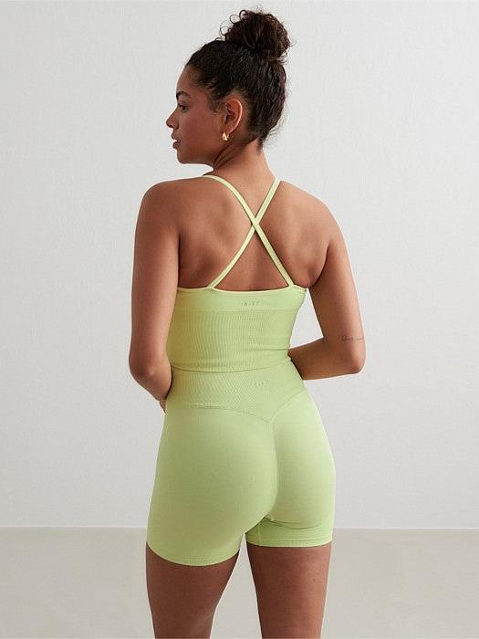 Matcha Shape Seamless Cross Back Bralette
