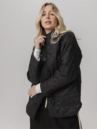 Quilted Jacket In Black