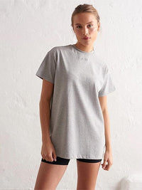 Grey Melange Boyfriend T-Shirt
