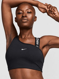 Pro Swoosh Asymmetrical Medium-Support Padded Sports Bra