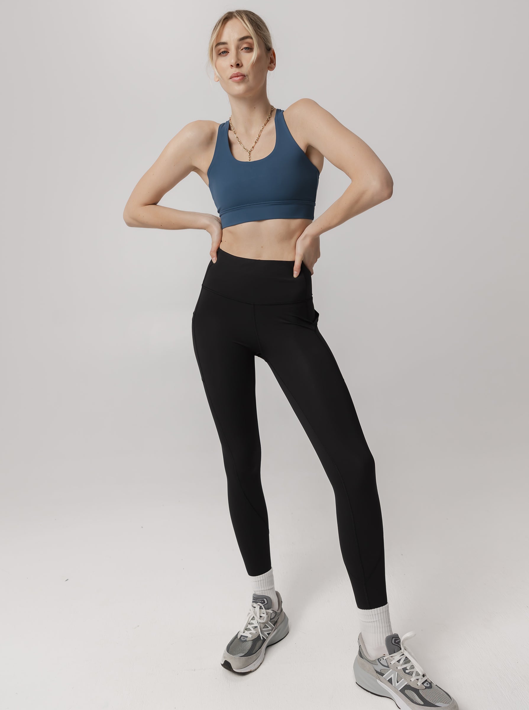 Elevate Bra In Steele Blue