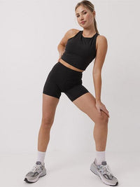 Mellow Longline Bra in Black