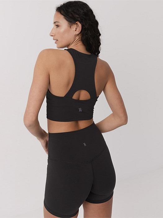 Mellow Longline Bra in Black