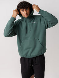 Simple Logo Heavyweight Pullover in Stadium Green