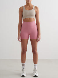 Ribbed Midi Biker Shorts