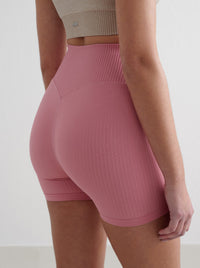 Ribbed Midi Biker Shorts