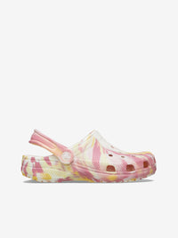 Glow Marbled Classic Clog Kids