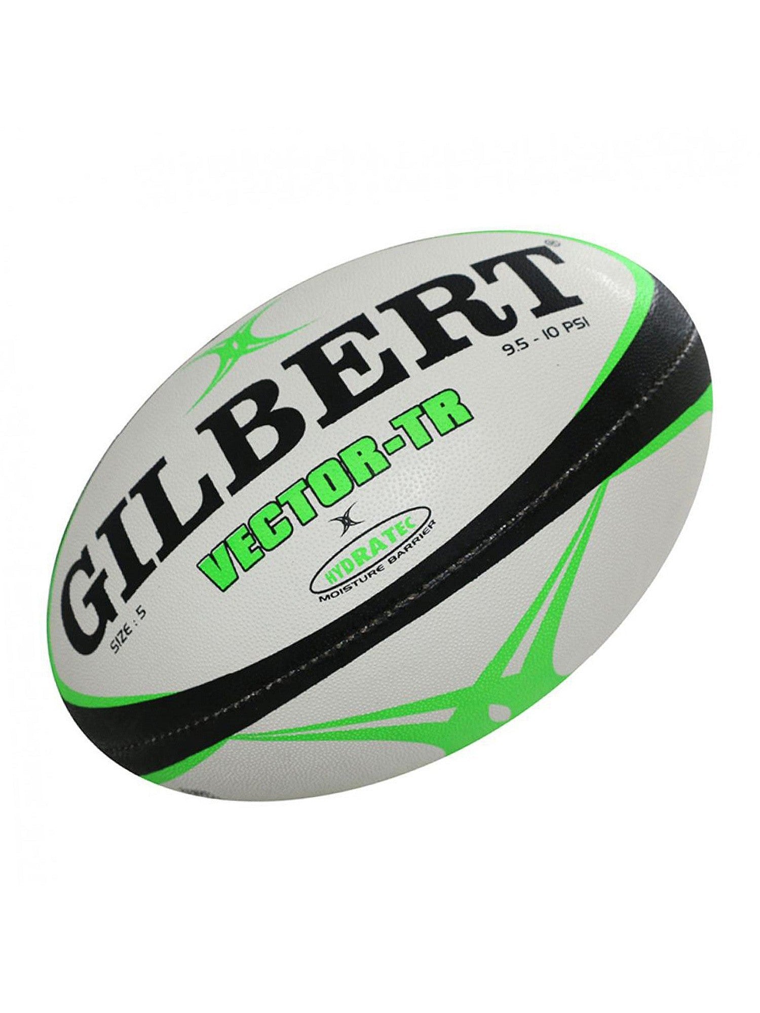 Gilbert Vector Rugby Ball - Black 5
