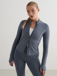 Stormy Blue Sense Zip Jacket