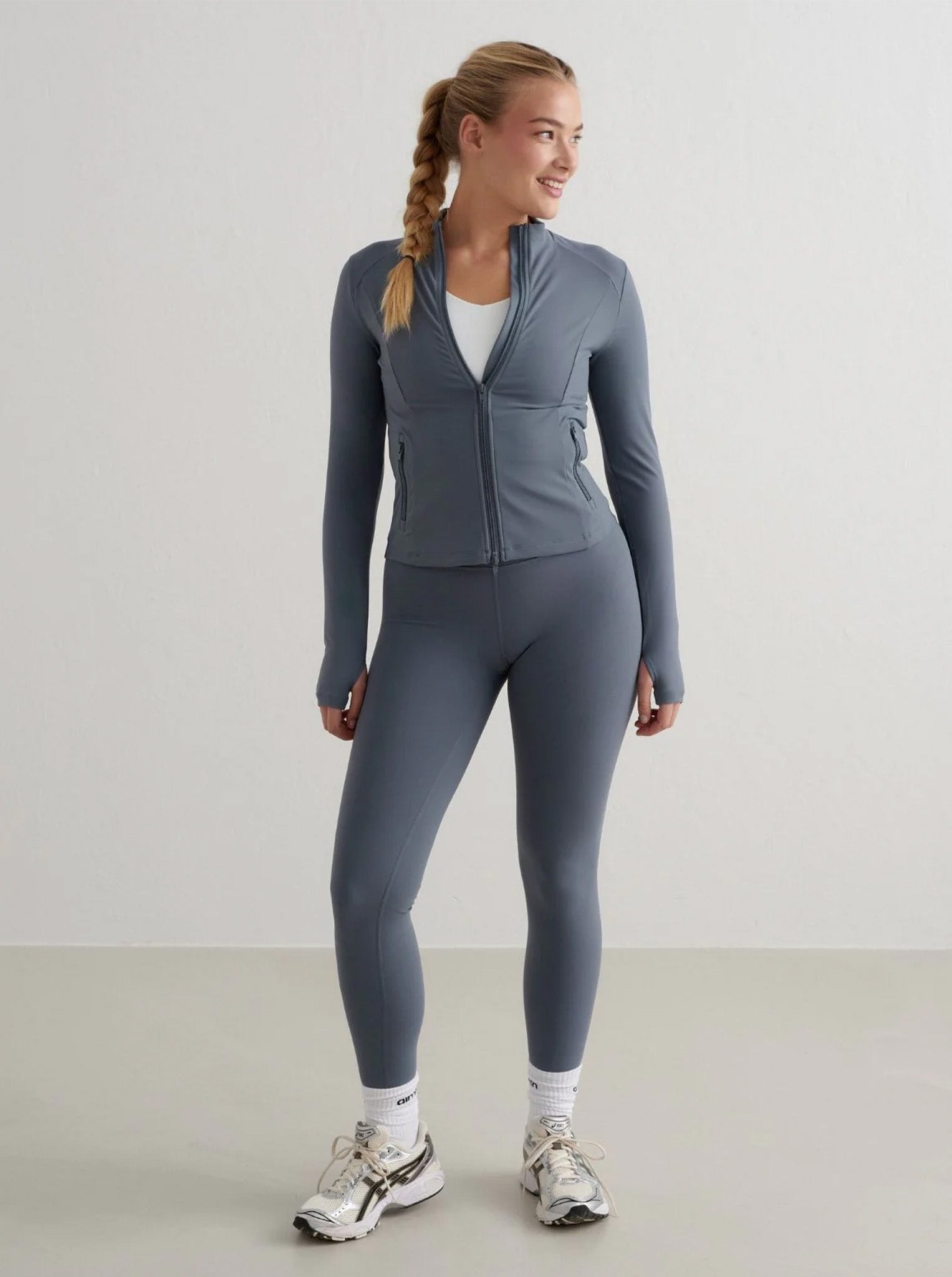 Stormy Blue Sense Zip Jacket