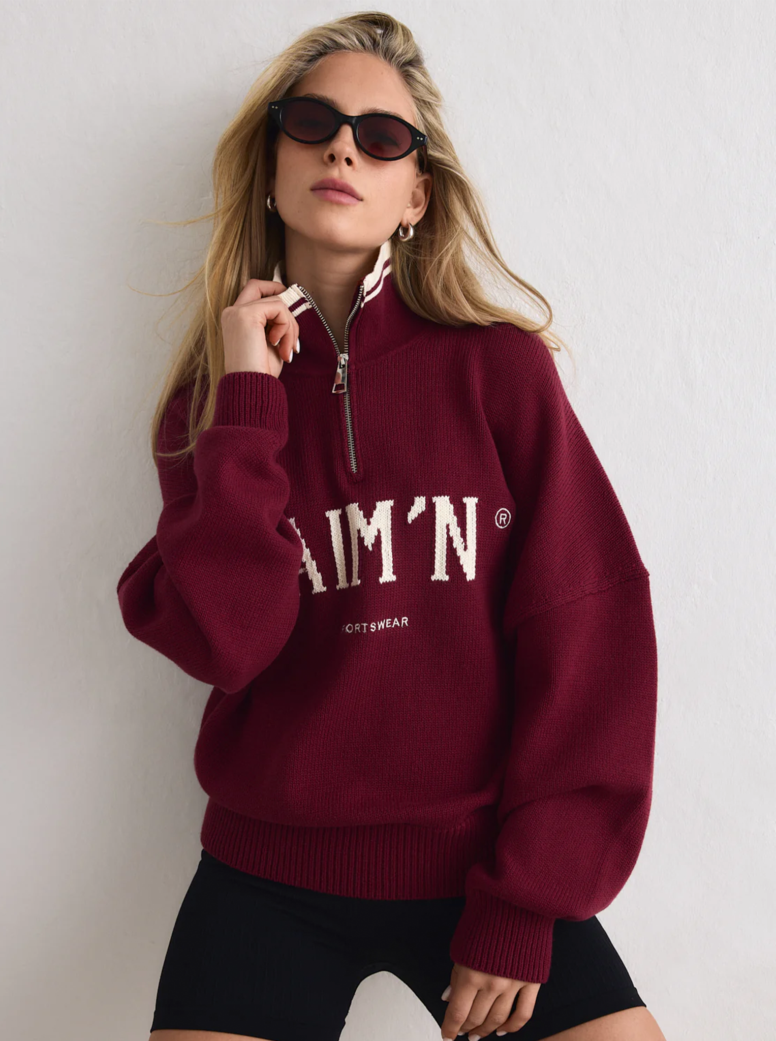 Shop College Knitted Half Zip | Stirling Sports NZ