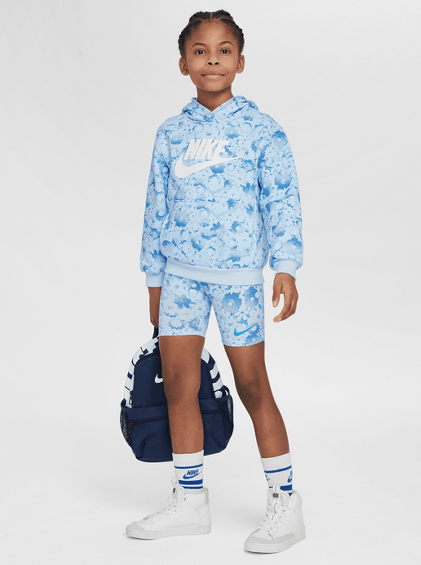 Flow-Ral Printed Pullover Hoodie Kids