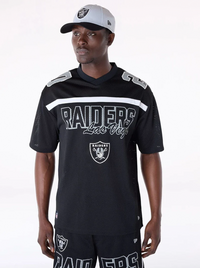 Las Vegas Raiders NFL Mesh Black T-Shirt
