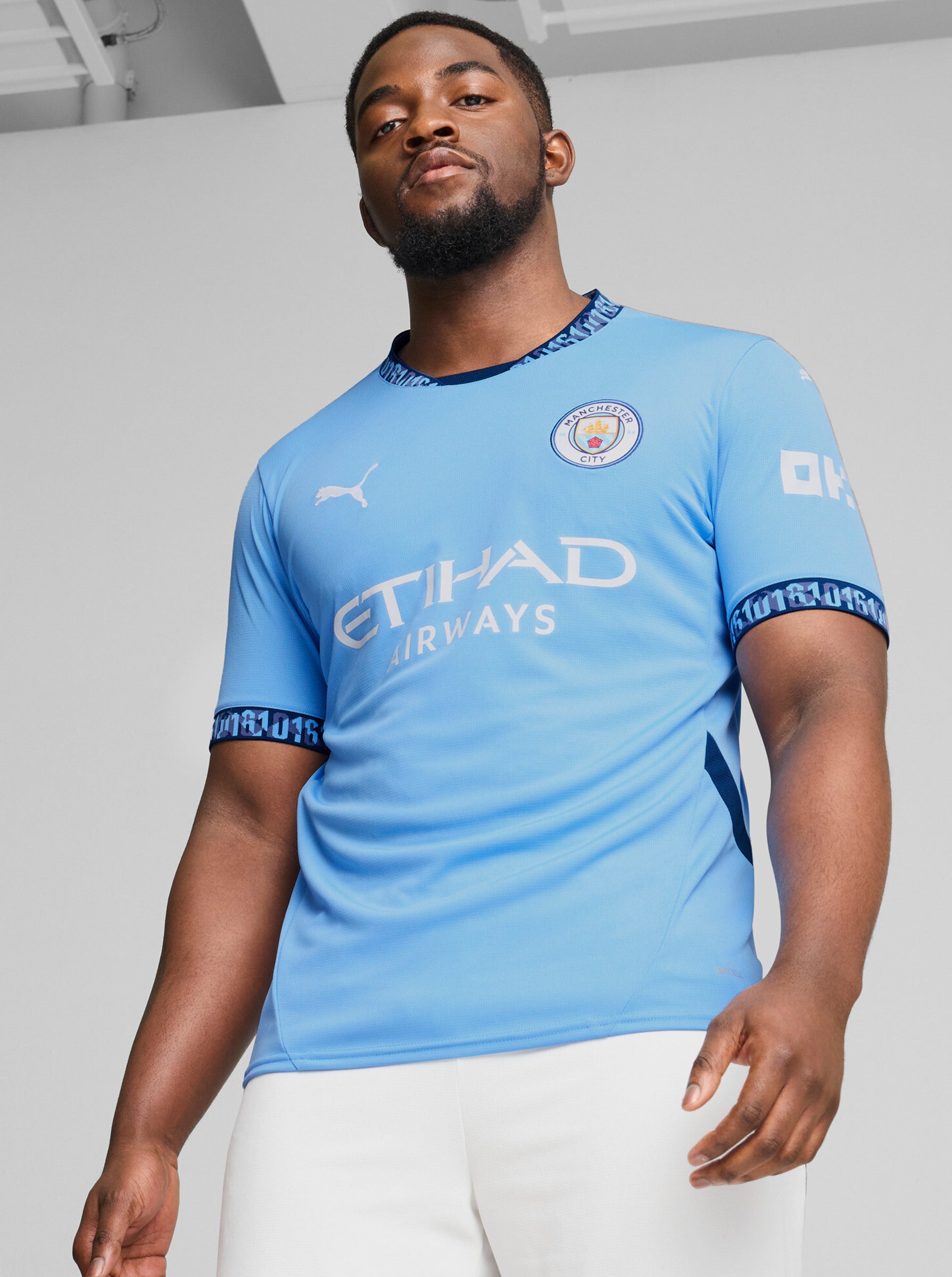 Manchester City 24/25 Replica Home Football Jersey Mens