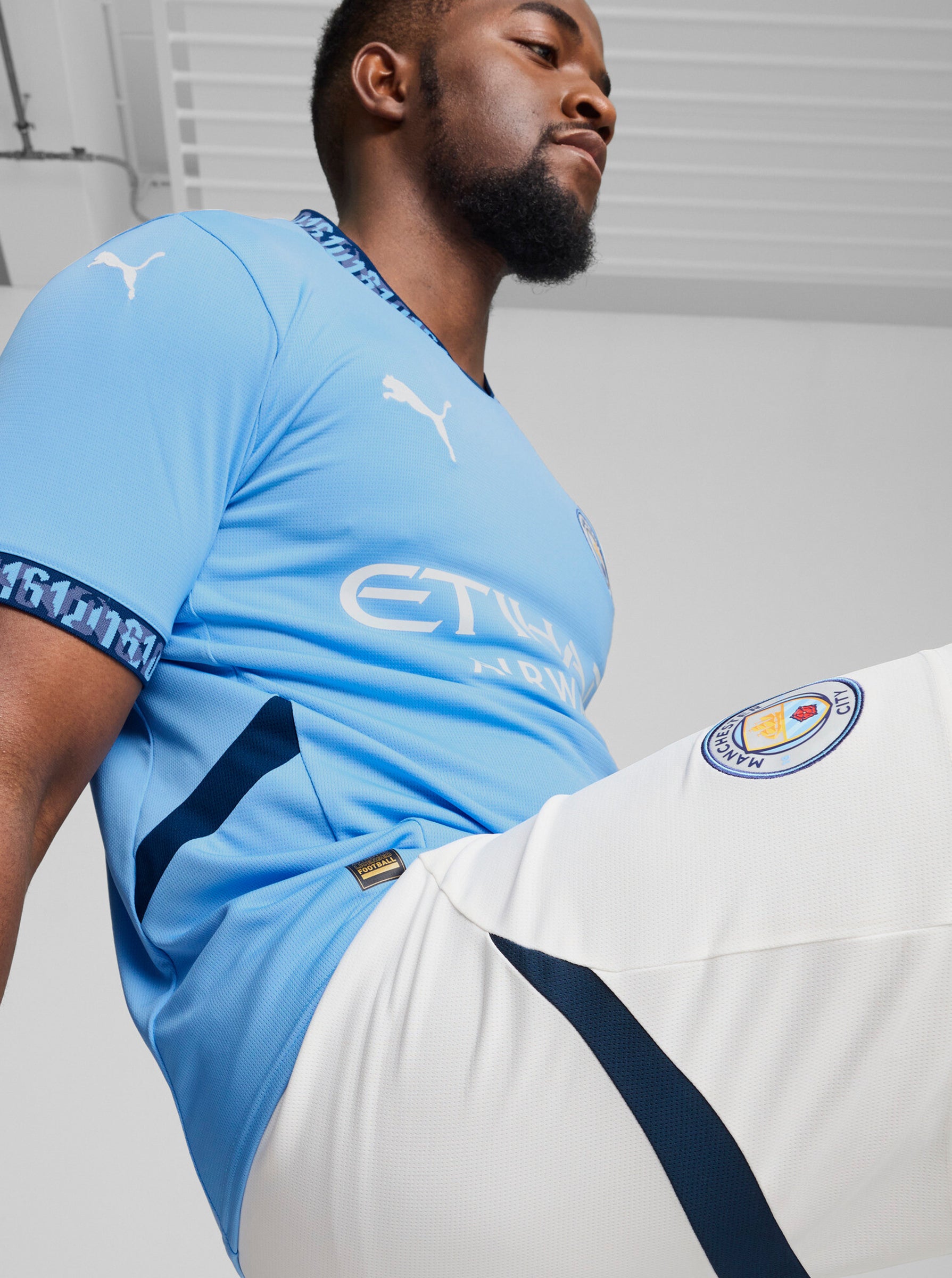 Manchester City 24/25 Replica Home Football Jersey Mens