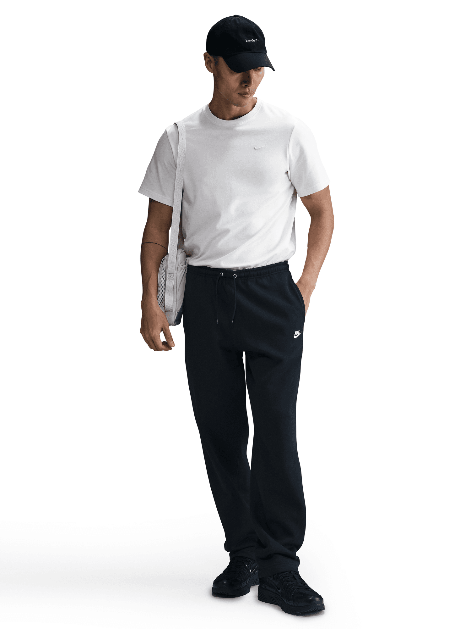Open-Hem Fleece Pants