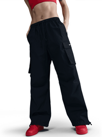 Mid-Rise Oversized Cargo Trousers