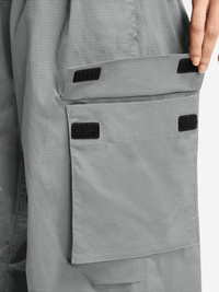 Mid-Rise Oversized Cargo Trousers