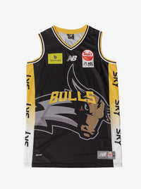 NZNBL Franklin Bulls Home Singlet Youth