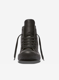 All Star Leather High Black Mono Unisex