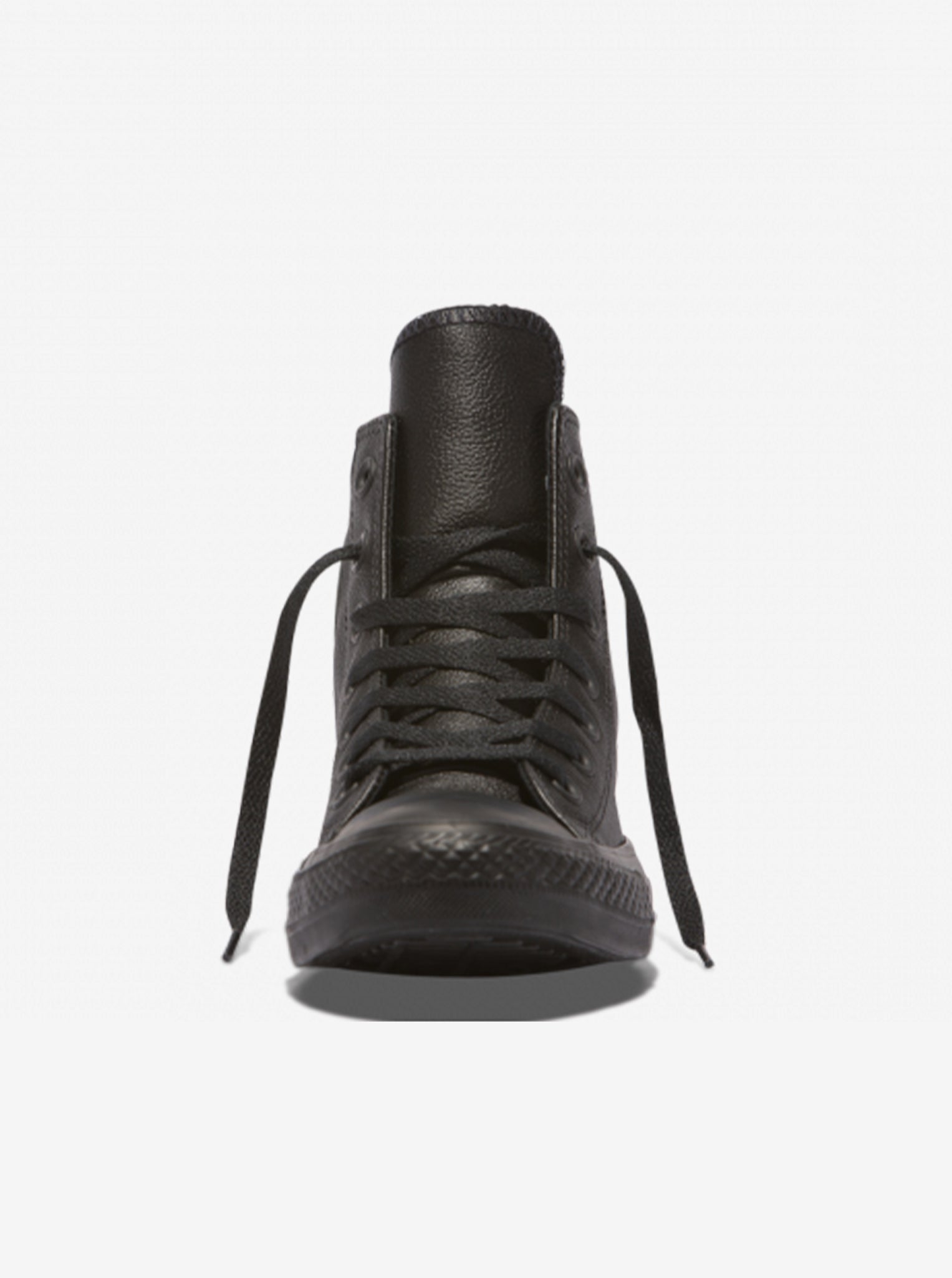 All Star Leather High Black Mono Unisex