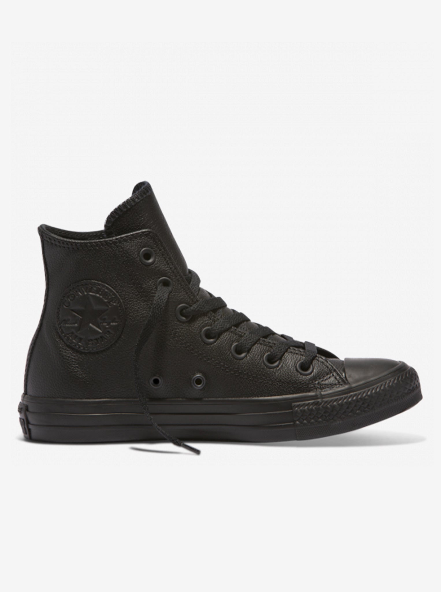 Sneakers Black Leather Converse Nz All Star Leather High Black