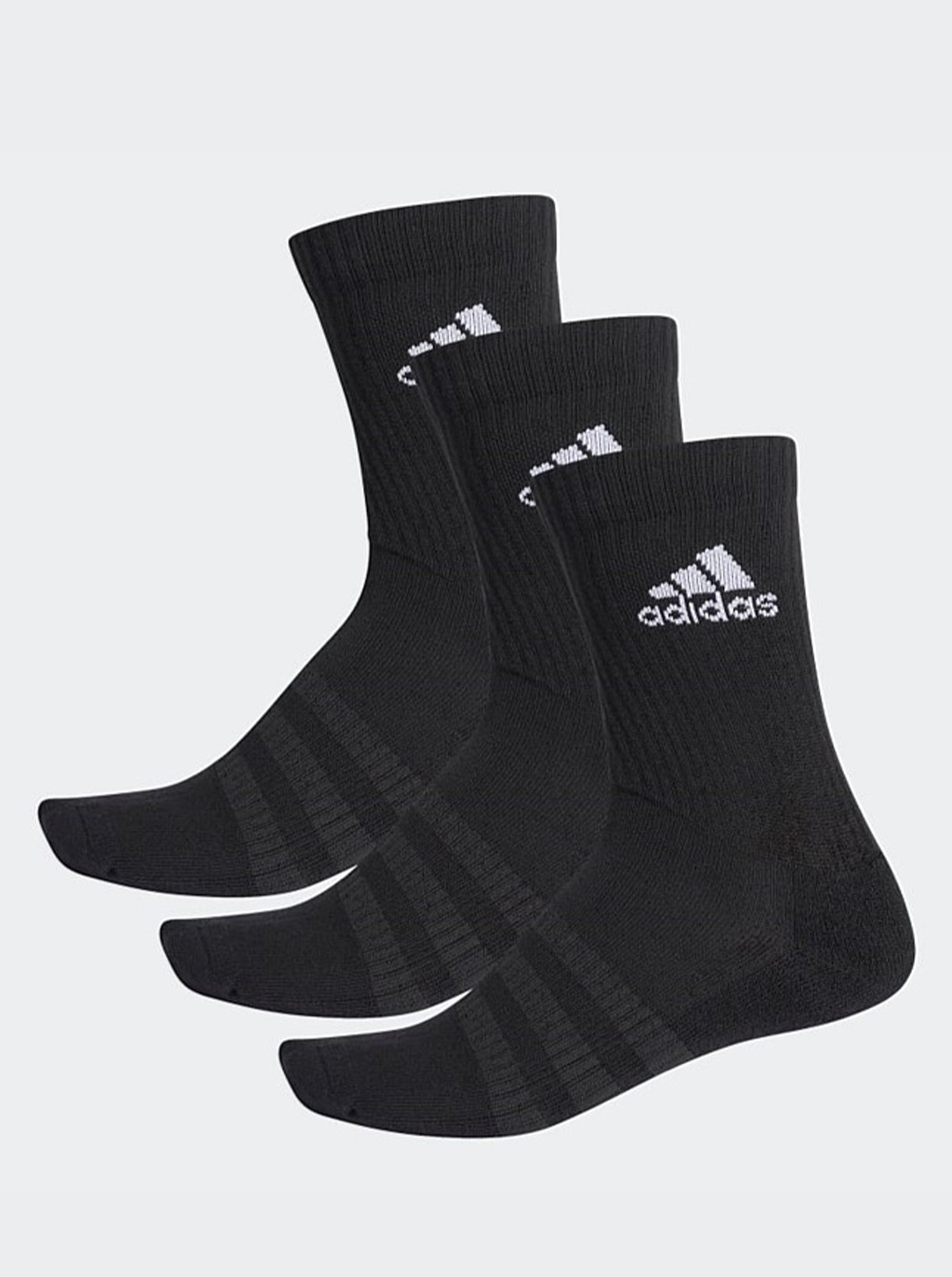Cushioned Crew Socks 3 Pack Unisex