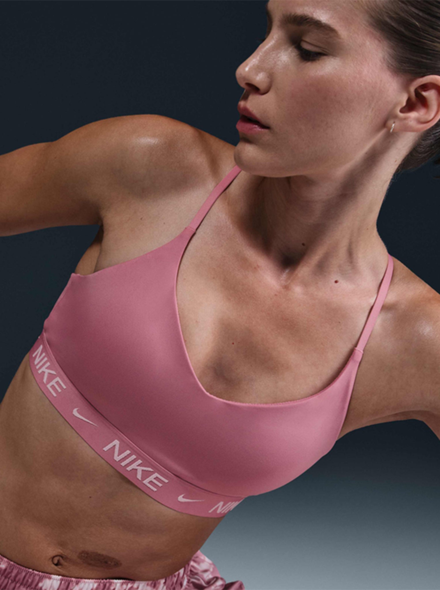 Indy Light Support Padded Adjustable Sports Bra