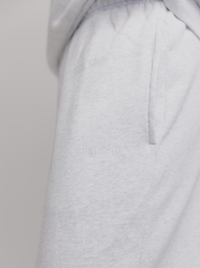 Wide Leg Sweats in Snow Marle