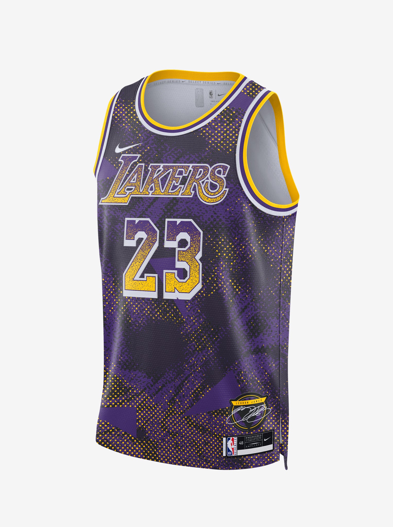 Lakers City Edition Los Angeles Lakers Purple Jersey Lakers Black