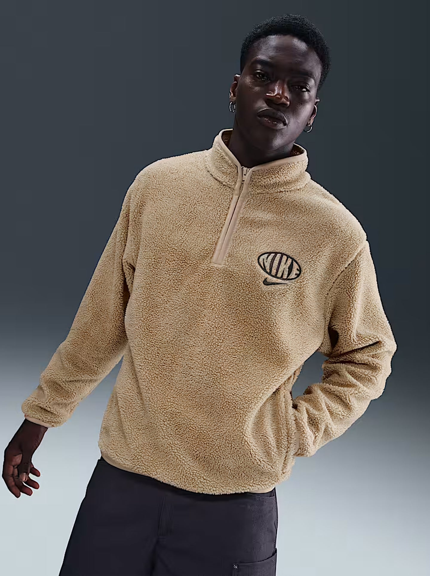 1/4 Zip Sherpa Track Top