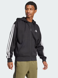 Essentials 3-Stripes Fleece Hoodie