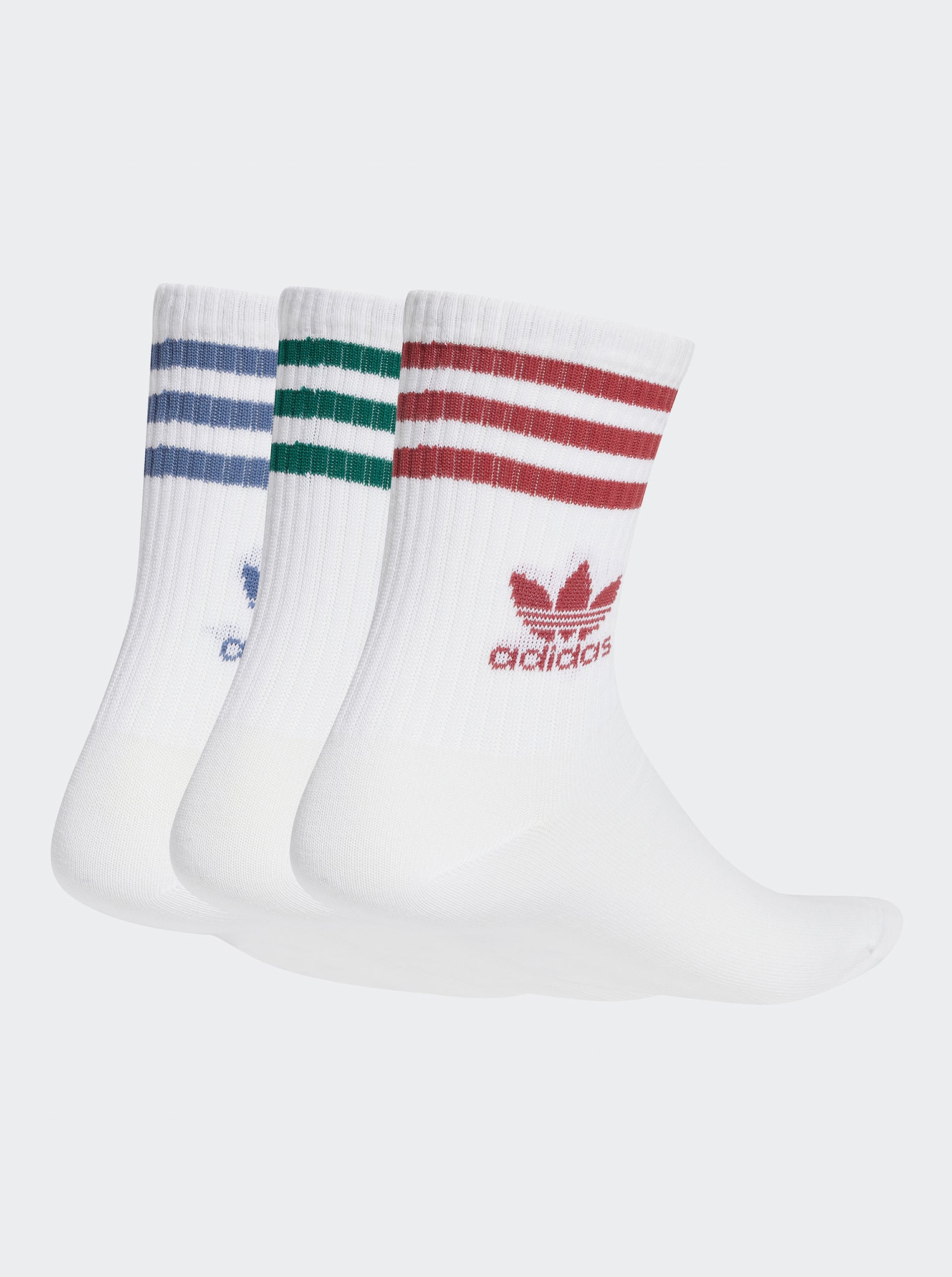 Mid Cut Crew Socks 3 Pairs