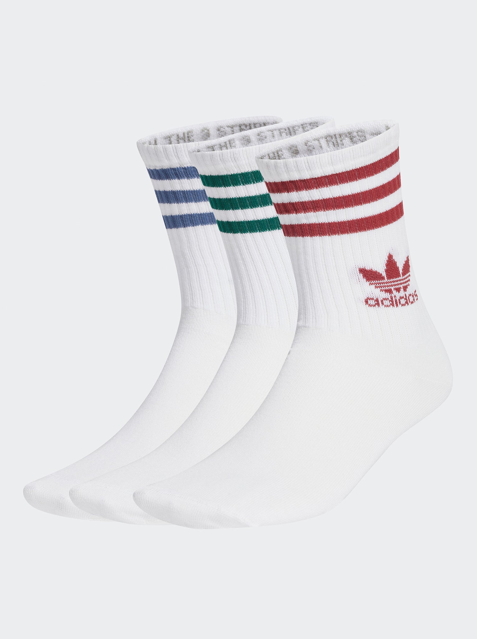 Mid Cut Crew Socks 3 Pairs