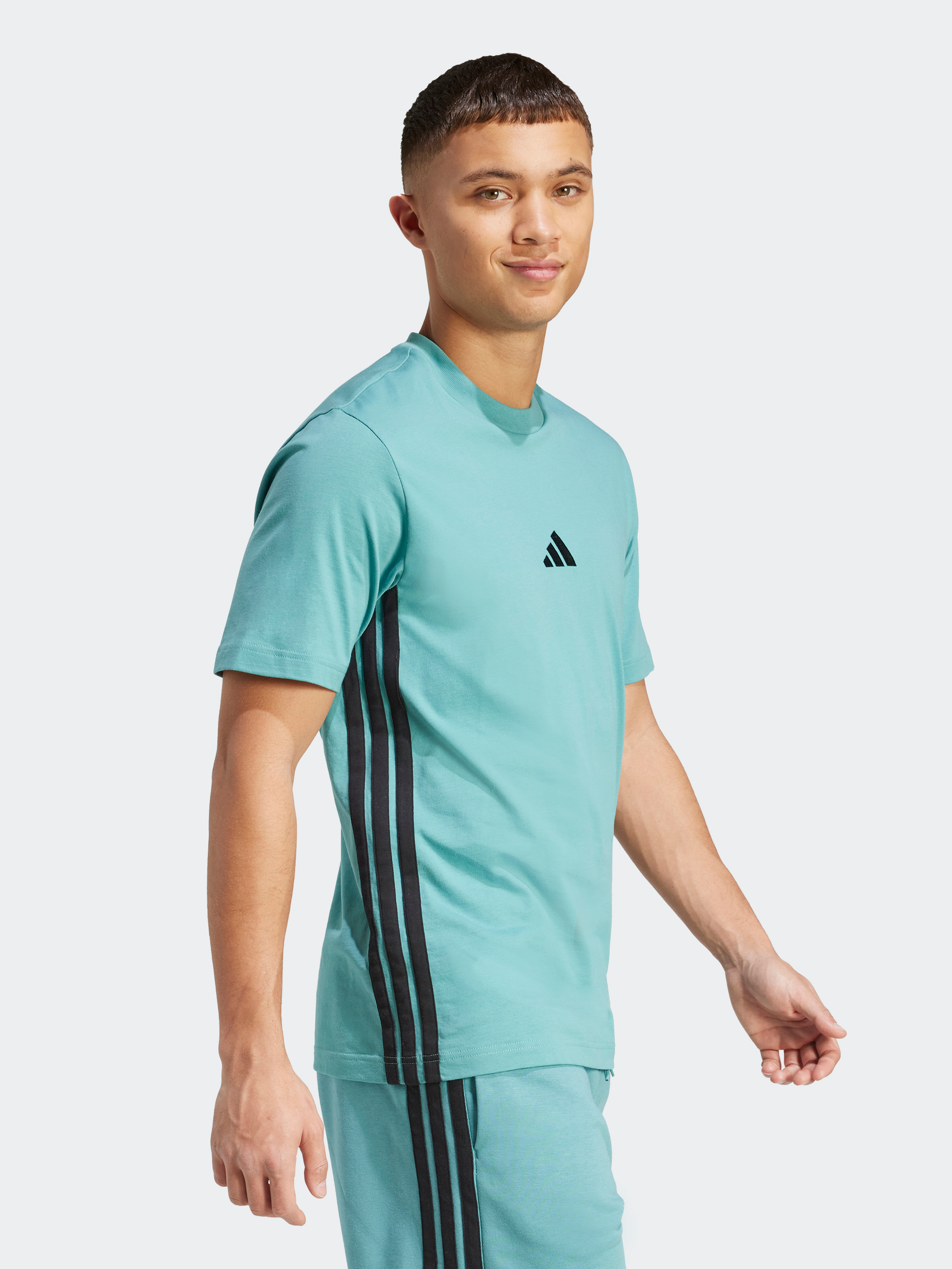 Essentials Three Stripes Single Jersey Tee