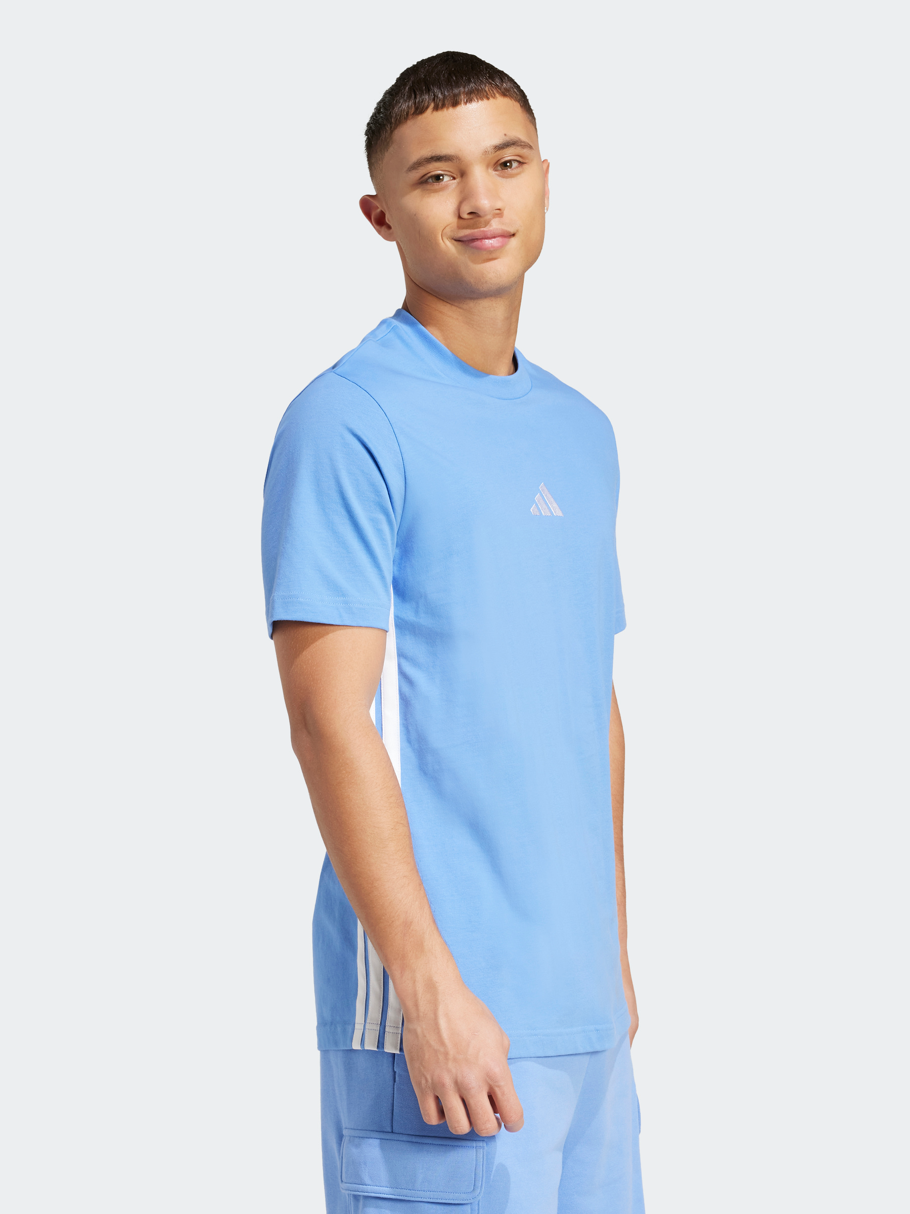 Essentials Three Stripes Single Jersey Tee
