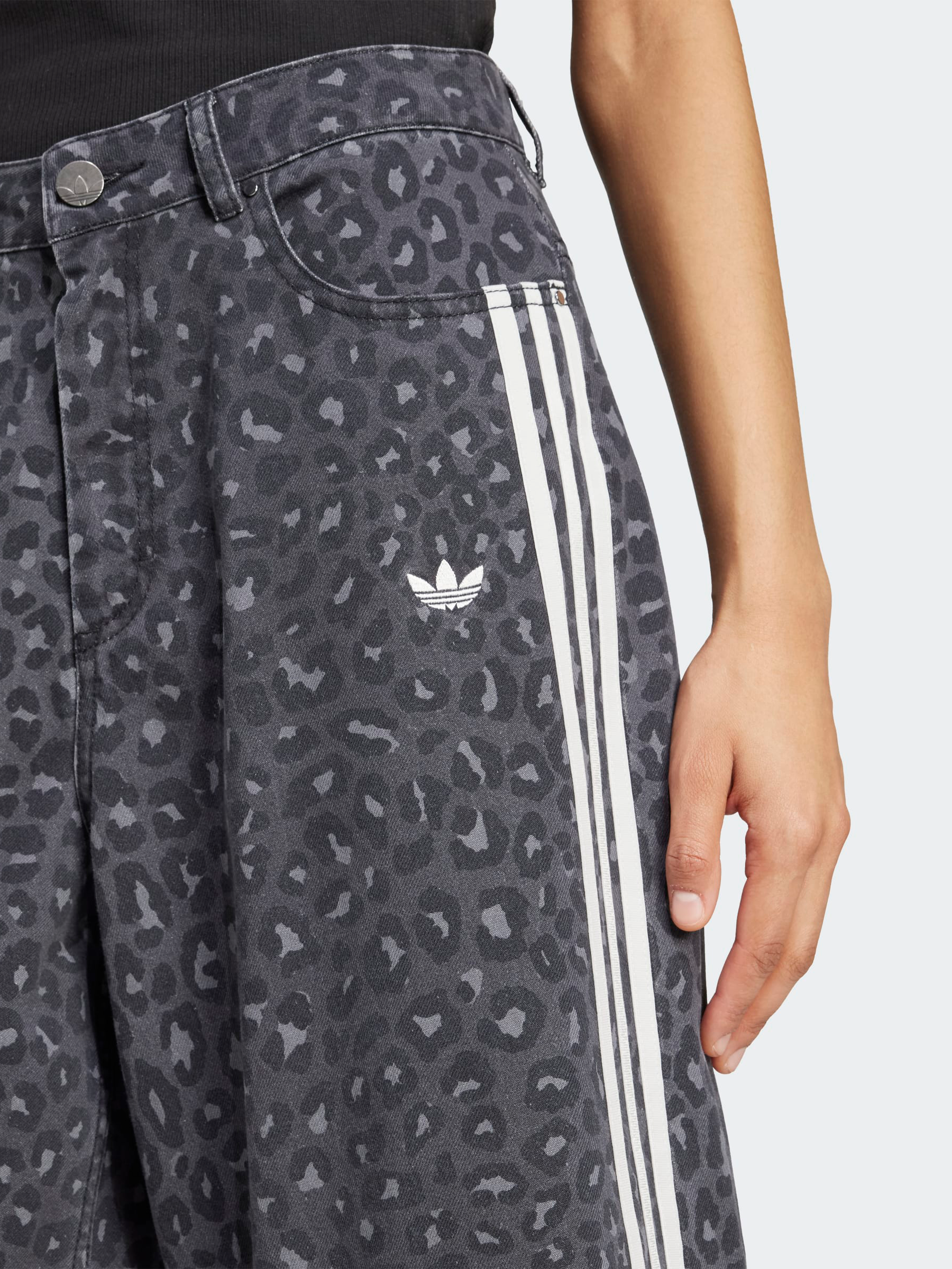 Denim Bermuda Shorts in Carbon