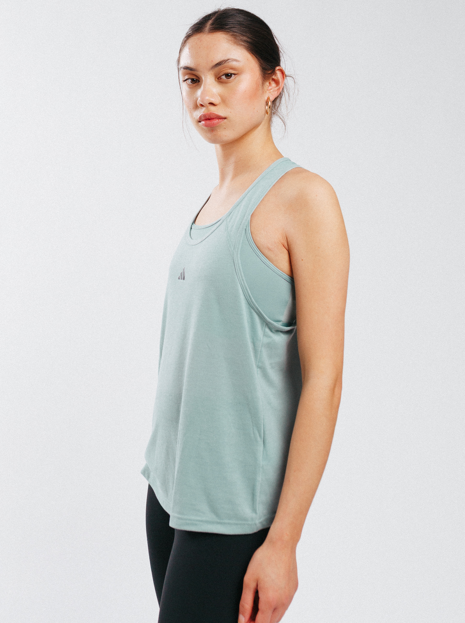 Workout Essentials Minimal Branding Racerback Tank Top