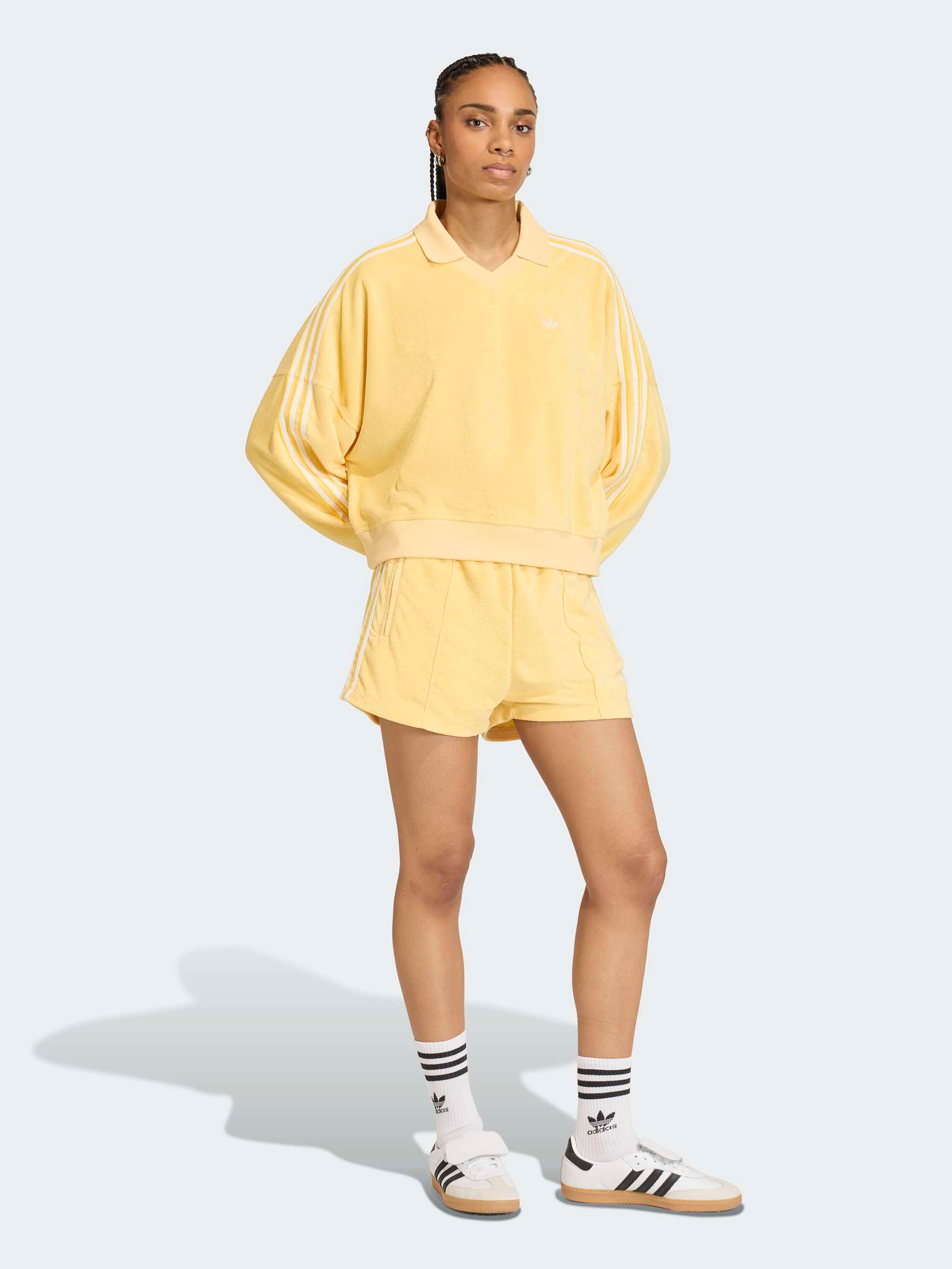 Terry Towel V-Neck Long Sleeve – Stirling Sports