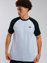 Adidas M 3-Stripes Tee - Crystal Sky