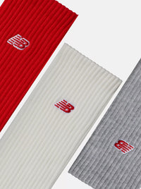 Patch Logo Crew 3 Pack Unisex