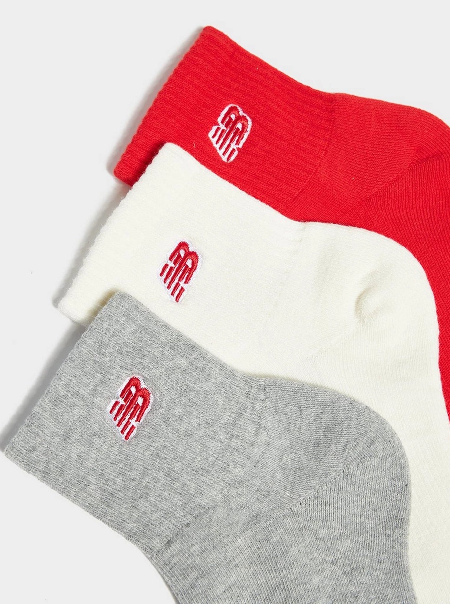 Patch Logo Ankle Socks 3 Pack Unisex