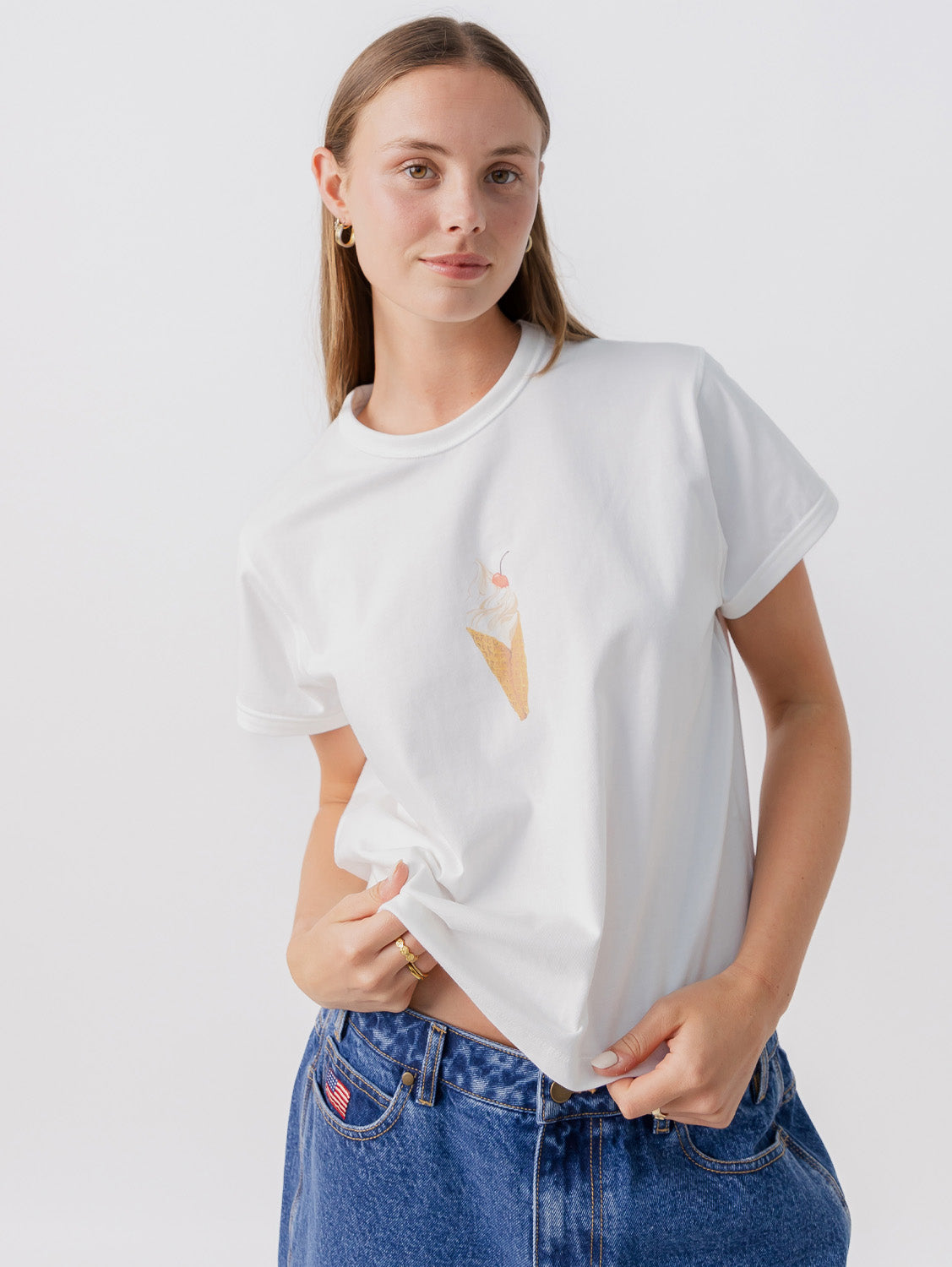 Cropped Tee